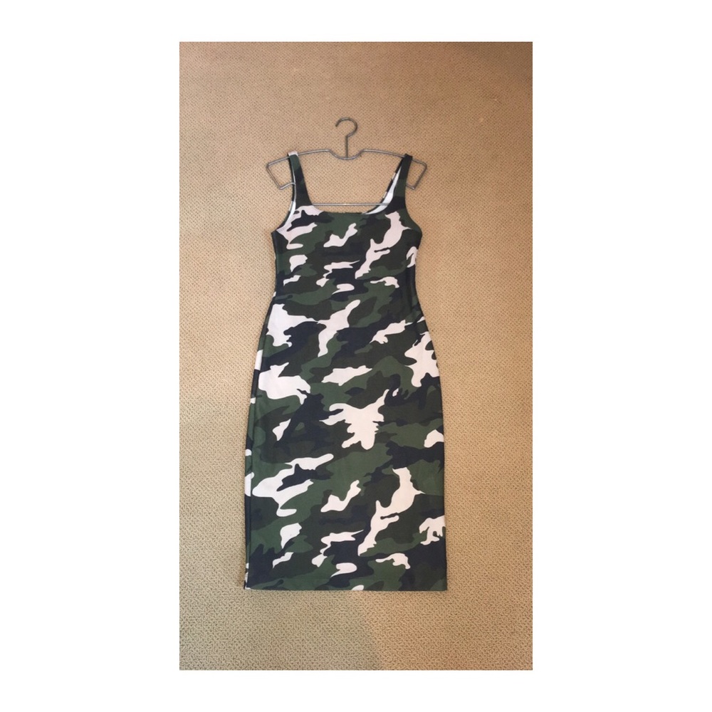 Zara Basic Body Camo Dress